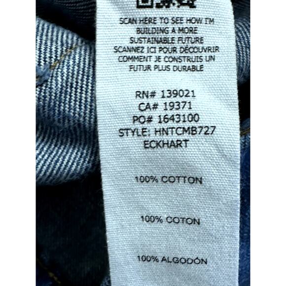 Frame Le High N Tight Jeans Mini Bootcut Cropped Washed Blue Women's US 27 NWT - Picture 10 of 10